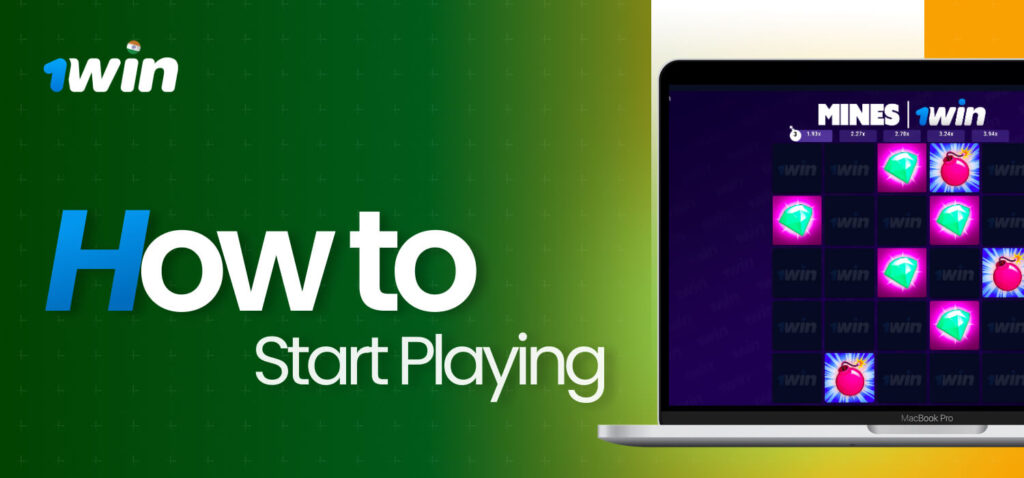 how to play Mines at 1Win