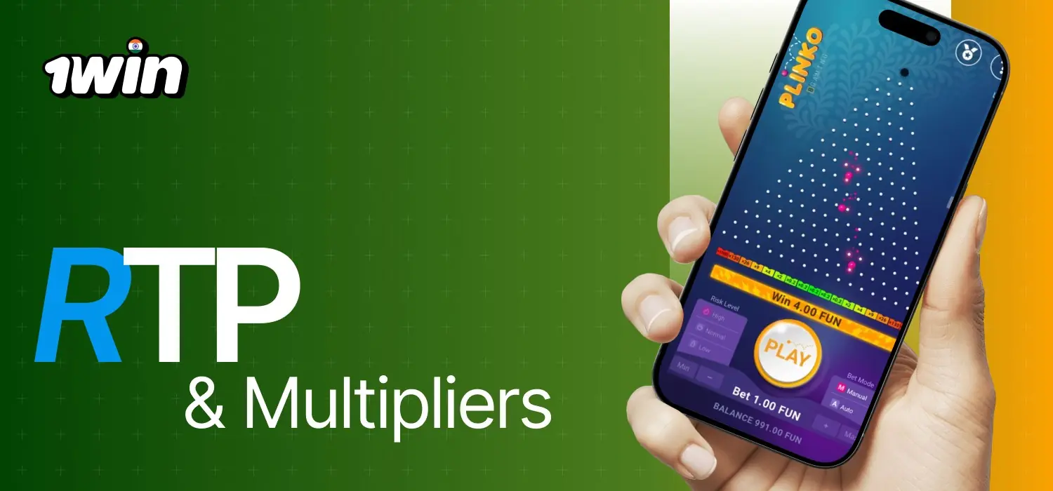 RTP and multipliers by Plinko